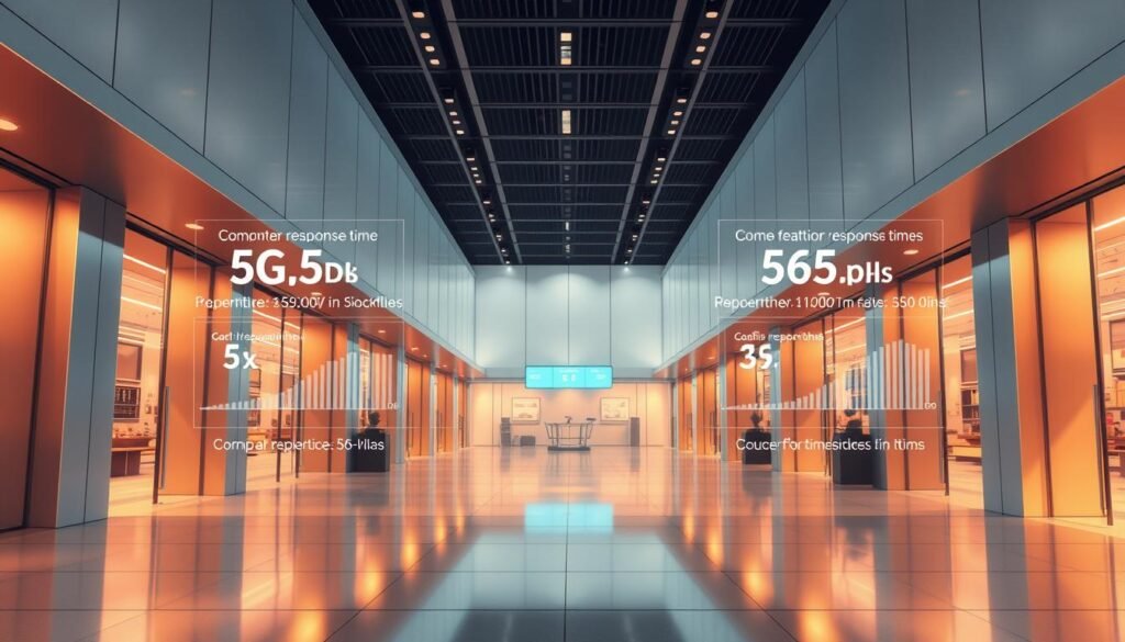 5G網路客戶服務響應時間比較