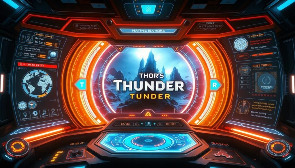 雷神電子遊戲介面