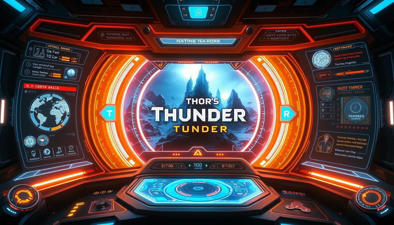 雷神電子遊戲介面